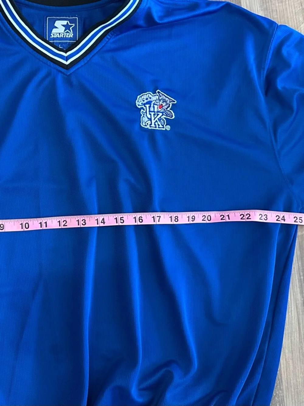 Men’s Starter University of Kentucky UK Wildcats Windbreaker Jacket Large - Picture 3 of 7